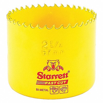 STARRETT FCH0214G Bi-Metal Fast Cut Hole Saw 2-1/4 57mm