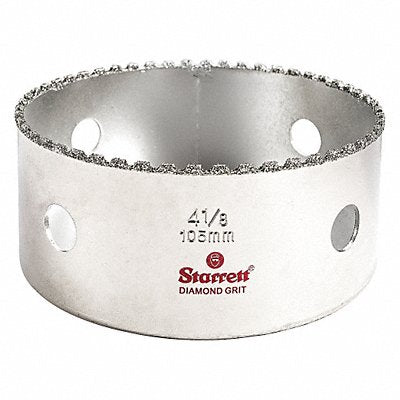 STARRETT KD0418N Synthetic Diamond Grit Hole Saw 4-1/8