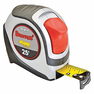 STARRETT KTXP10625N Tape Measure 1 x 25 ft 1/16mm