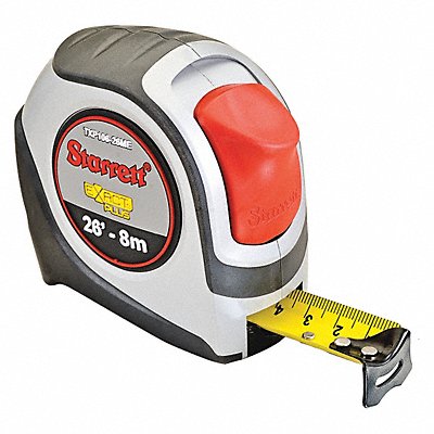 STARRETT KTXP10626MEN Tape Measure 1 x 26ft /8m 1/16mm