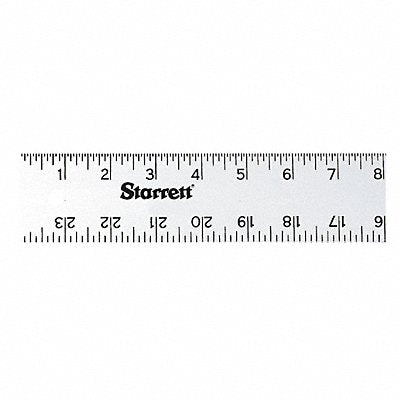 STARRETT ASE24 Aluminum Rule Straight Edge 24
