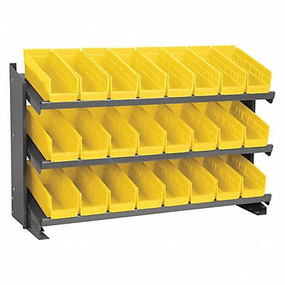 AKRO-MILS APRBENCH120 Bench Pick Rack 12x36.75x25 Yellow