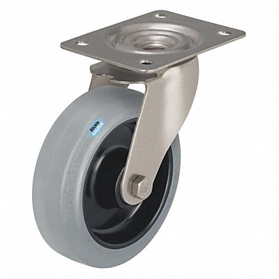 GRAINGER LEXPOEV80XRSG Standard Plate Castor Swivel 305 lb.