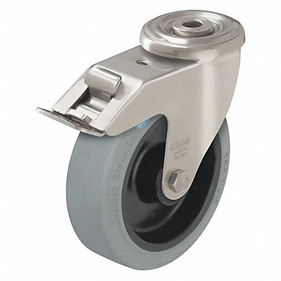 GRAINGER LEXRPOEV80XRFISG Corrosion-Resistant Bolt-Hole Castor