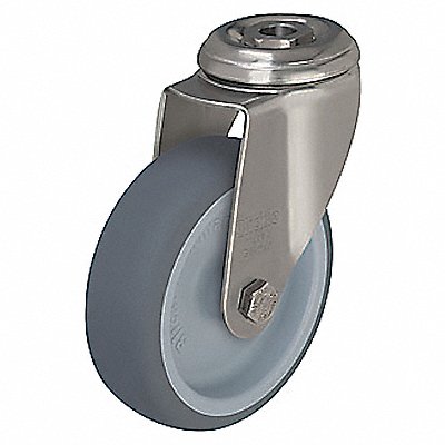 GRAINGER LKRXATPA101G Corrosion-Resistant Bolt-Hole Castor