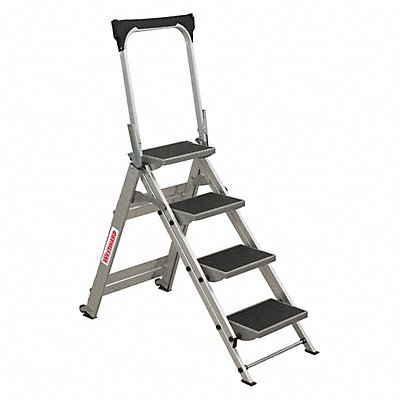 WESTWARD 44YY14 Step Stool Aluminum