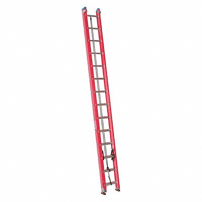 WESTWARD 44YY49 Extension Ladder Fiberglass 28 ft IA