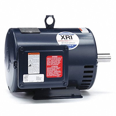 MARATHON MOTORS 184TTDW16038 GP Motor 5 HP 1 755 RPM 230/460V AC 184T