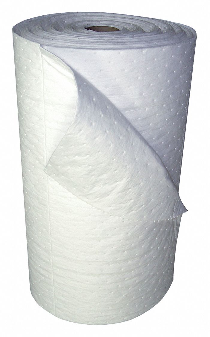 OIL-DRI L90813 Absorbent Roll Oil Based Liquids White