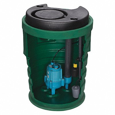 LITTLE GIANT 509662 Sewage Ejector System 2/5 hp 120V AC