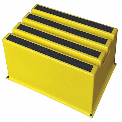 GRAINGER 44ZJ62 J2239 Step Stand Yellow Number of Steps 1
