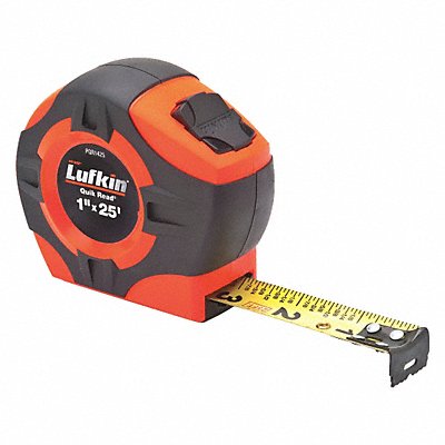 CRESCENT LUFKIN PQR1425N Tape Measure 25 ft 4 Rivet Hook