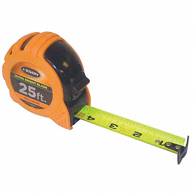 KESON PG1825UB Tape Measure 25 ft 1/8 in Orange Color