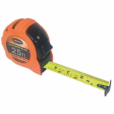 KESON PG181025UB Tape Measure 25 ft Orange Color