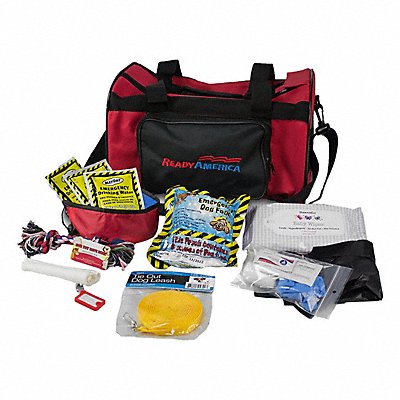 READY AMERICA 77150 Dog Emergency Kit 1 Dog Srvd