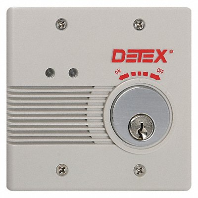 DETEX EAX2500SGreyWCYL Exit Door Alarm 12/24VDC Horn 100dB