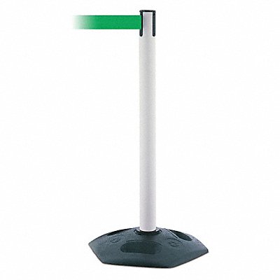 TENSABARRIER 88632MAXNOG6XC Barrier Post with Belt Green