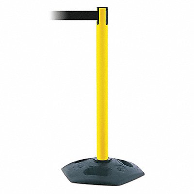 TENSABARRIER 88635MAXNOB9XC Barrier Post with Belt Black