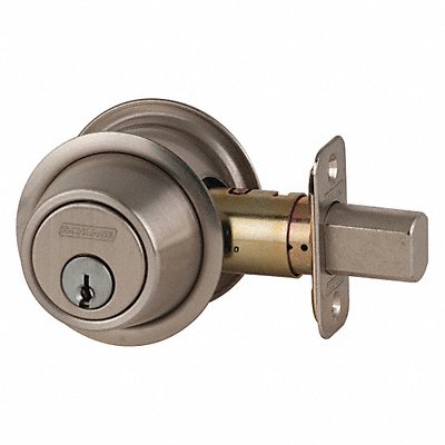 SCHLAGE B562P619 2-Cyl Deadbolt Standard Satin Nickel