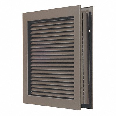 NATIONAL GUARD L700RXDKB16x16 Self Attaching Louver Drk Bronze 16 inH