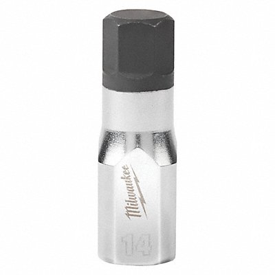 MILWAUKEE 45341060 3/8 DRIVE 14MM HEX BIT SOCKET