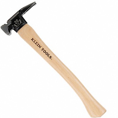 KLEIN TOOLS H80920HS Smooth Face Hickory Handle Hammer 20 OZ