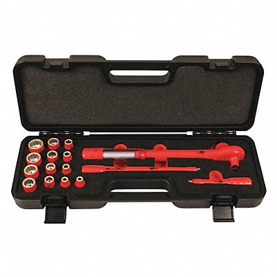 WIHA 30192 Socket Wrench St Chrome 12Pt 8 - 20 mm