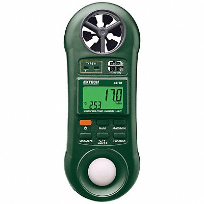 EXTECH 45170 Anemometer with Humidity 80 to 5910 fpm