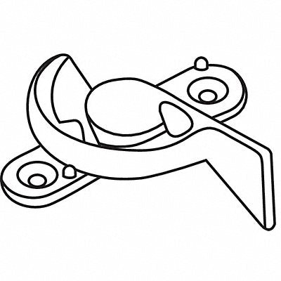 GRAINGER 50607 Sash Lock Hung Window 2-1/2 L