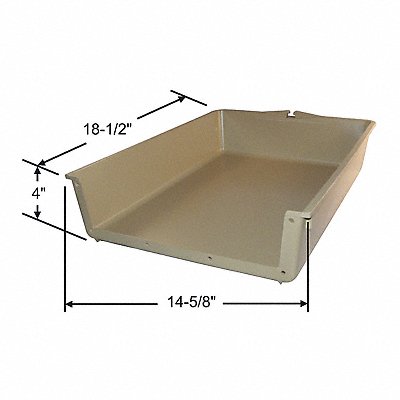 GRAINGER 4589 Drawer Insert 14-41/64 W x 18-1/2 D