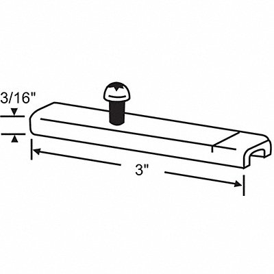 GRAINGER 85501 Sash Pivot Bar Tilt Window 3 L