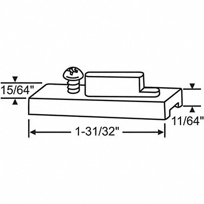 GRAINGER 83504 Tube Balance Bar Pivot 1-31/32 L