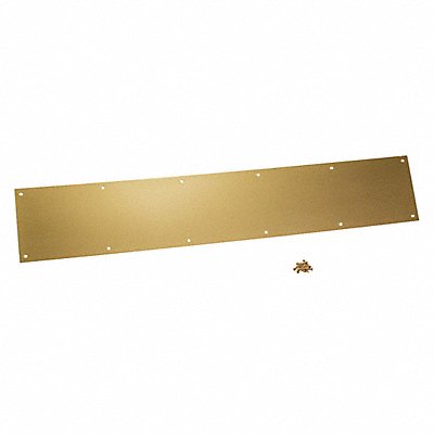 GRAINGER 18805BT Protection Plate Kick/Stretcher 8 H
