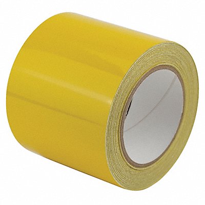 GRAINGER ZRF4X50YL Floor Tape Yellow 4 inx50 ft Roll