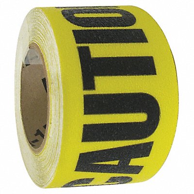 WOOSTER MWYS0360R AntiSlip Tape 60 ftLx3 W BLK/Yellow 46Grit