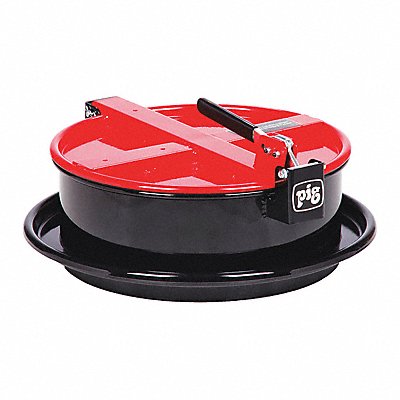 PIG DRM1214RD K7673 Drum Lid Red Steel 20 gal 30 gal