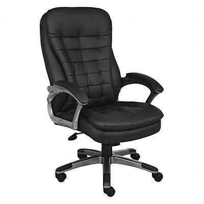 GRAINGER 452R18 Executive Chair Pillow Top Vinyl Seat