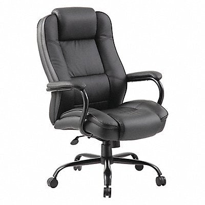 GRAINGER 452R31 Executive Chair Heavy Duty Leather Seat