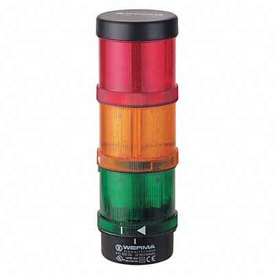 WERMA 64924001 Tower Light Assembly 115VAC 40mA 70mm