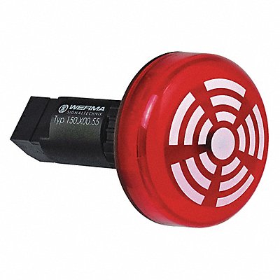 WERMA 15010055 Buzzer 24VDC Black 1-61/64 W IP65