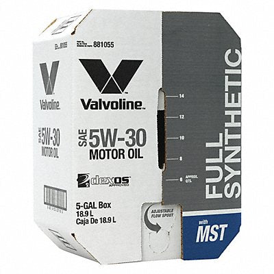VALVOLINE 881055 Motor Oil 5 gal Sz 5W-30 SAE Grade Box