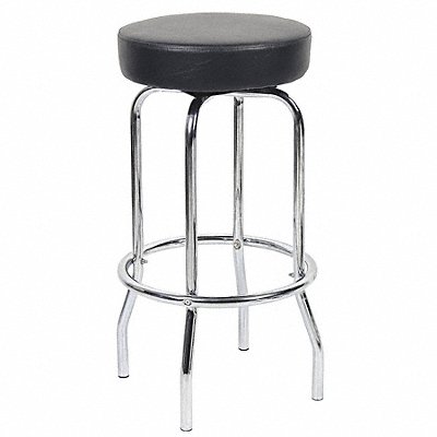GRAINGER 453D91 BenchStool Welded Tube Leg Slvr 29 H