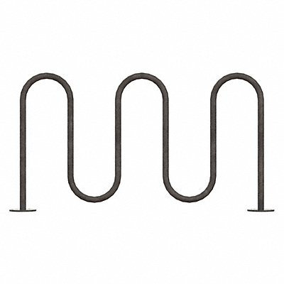 MADRAX QSWP367SFG Bike Rack Silver Color 7 Cap. 64 W