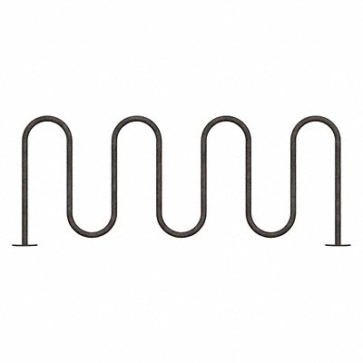 MADRAX QSWP369SFG Bike Rack Silver Color 9 Cap. 89 W