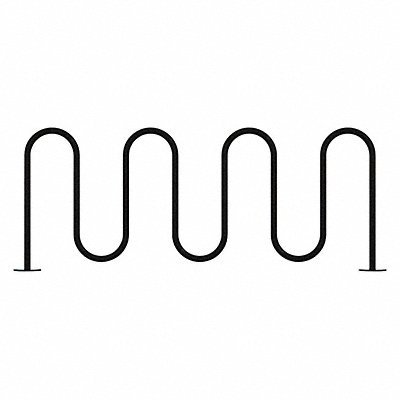 MADRAX QSWP369SFB Bike Rack Black Color 9 Cap. 89 W