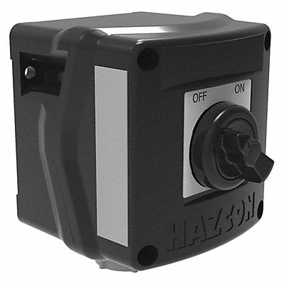 HUBBELL KILLARK HKHMOD001284WW Control Station Dead-End 1SelectSwtch Blk