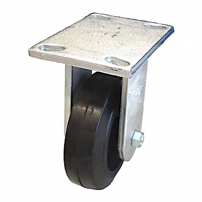 GRAINGER P23RRY060R16 Standard Plate Castor Rigid 550 lb.