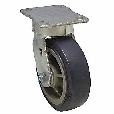 GRAINGER P25SXUP040D14 Kingpinless Plate Castor Swivel 600 lb.
