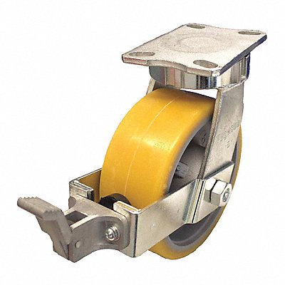 GRAINGER P27SGTH252K18WK Kingpinless Plate Castor Swivel 3950 lb.