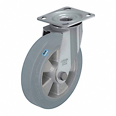 GRAINGER LEALEV200K14SG Standard Plate Castor Swivel 660 lb.